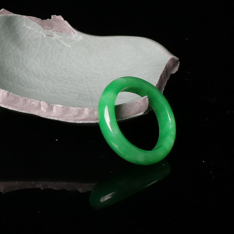 KarmaRipple's Jade Abundance Fortune Ring p9