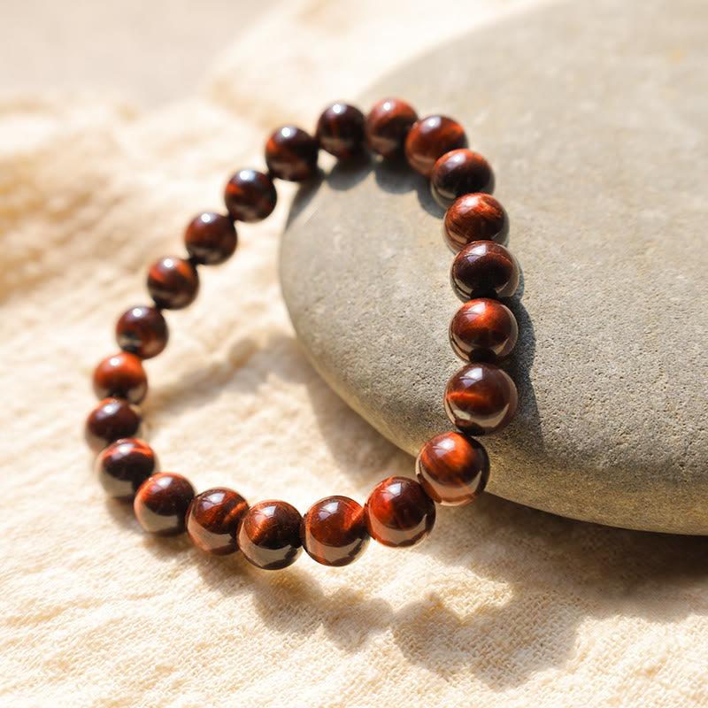 KarmaRipple's Authentic Tiger Eye Balancing Bead Bracelet p1