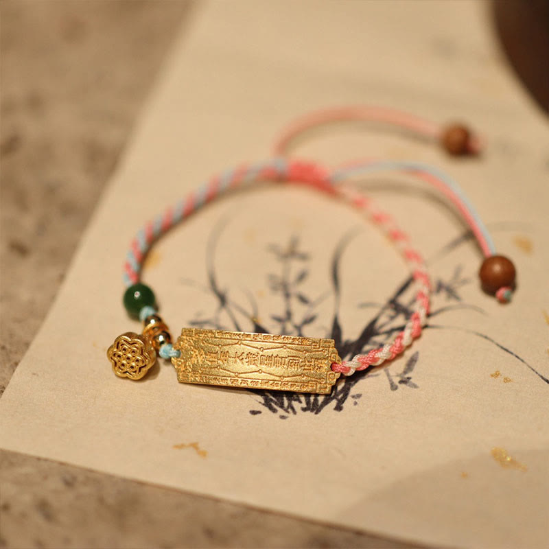 KarmaRipple's 925 Sterling Silver Handmade Multicolor String Protection Fortune Talisman Braid Bracelet p19