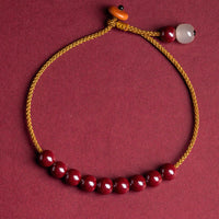 KarmaRipple's Authentic Cinnabar Beaded Blessing Handmade Bracelet