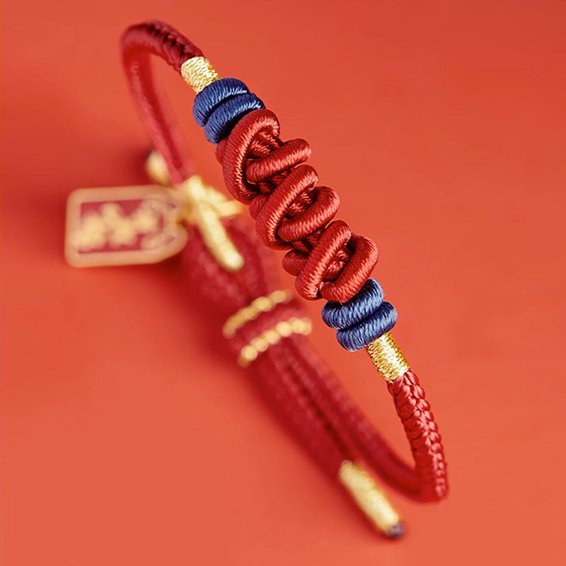 KarmaRipple's 925 Sterling Silver Koi Fish Talisman Wealth Success Woven Bracelet p3