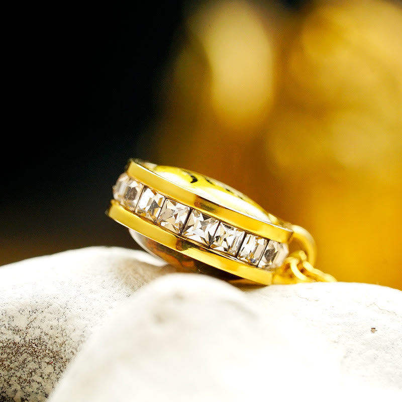 KarmaRipple's Tibetan Yellow God Of Wealth Green Tara Buddha Serenity Titanium Steel Pendant Necklace p11