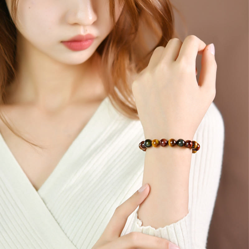 KarmaRipple's Authentic Tiger Eye Positive Protection Bracelet p14