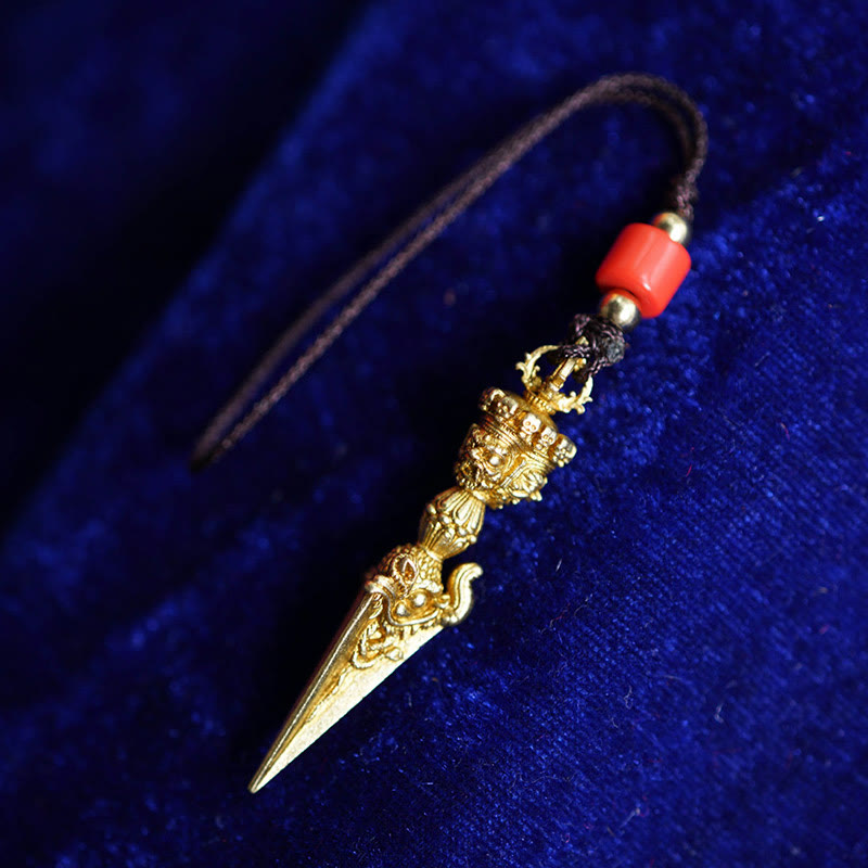 KarmaRipple's Tibet Dorje Vajra Engraved Spiritual Power Necklace Hanging Decoration p2