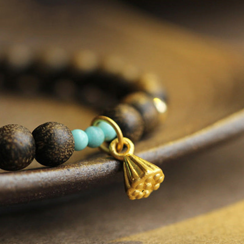 KarmaRipple's Agarwood Lotus Strength Bracelet p9
