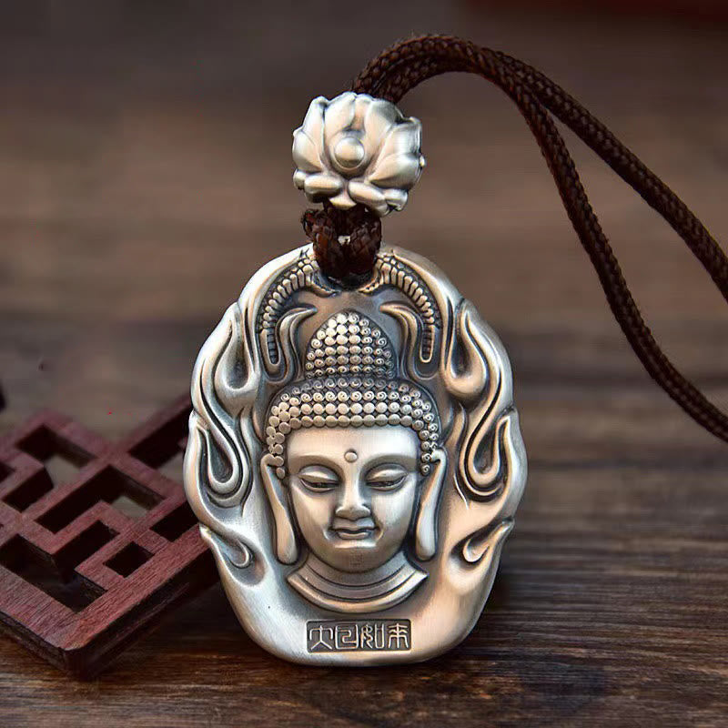 KarmaRipple's Chinese Zodiac Natal Buddha Om Mani Padme Hum Lotus Compassion Pendant Necklace p32