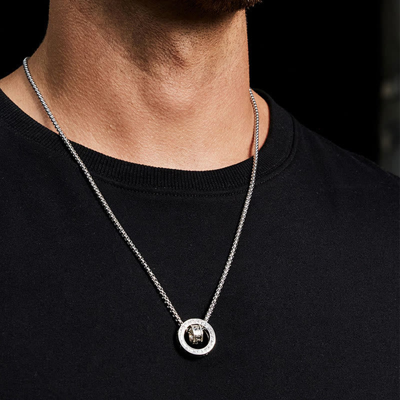 KarmaRipple's Tibetan Om Mani Padme Hum Carved Peace Purity Chain Pendant Necklace p13