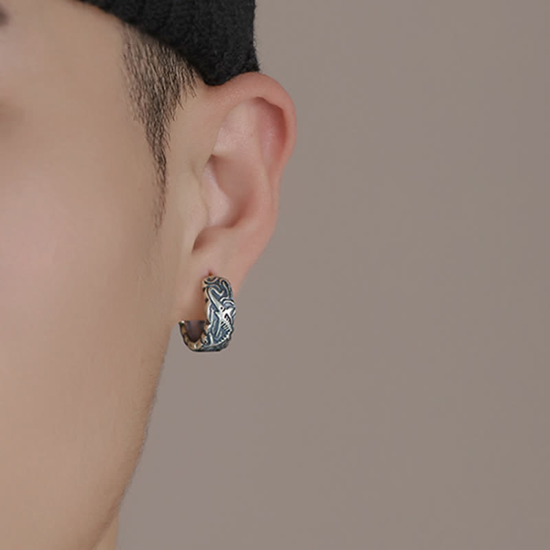 KarmaRipple's Fish Bone Pattern Wealth Earrings p4