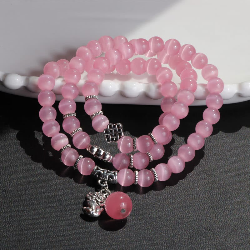 KarmaRipple's Cat Eye PiXiu Support Triple Wrap Bracelet p41