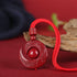 Red Rope / Plain Bead / Low Content Cinnabar