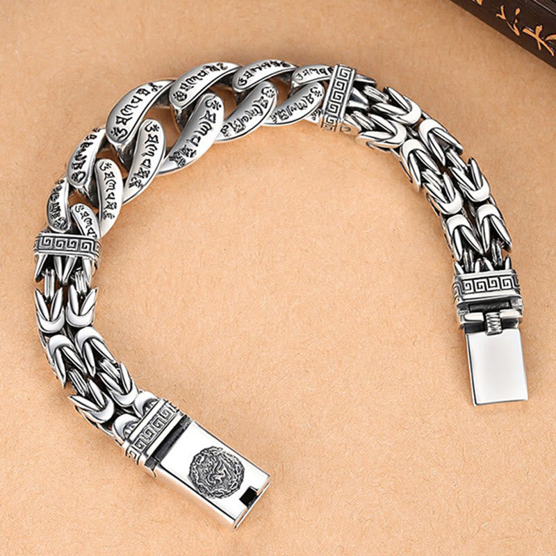 KarmaRipple's Om Mani Padme Hum Engraved Peace Purity Bracelet p8