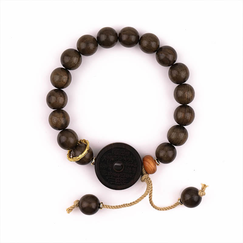 KarmaRipple's Ebony Wood Mountain Ghosts Spend Money Balance Bracelet p6