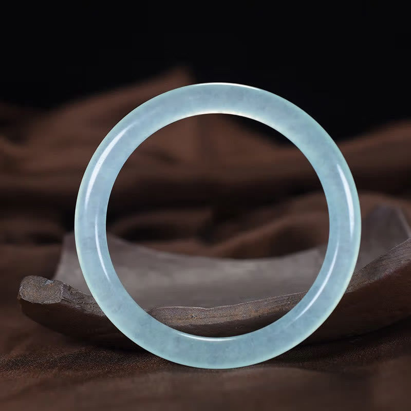 KarmaRipple's Blue Chalcedony Emotional Balance Energy Bracelet Bangle p10
