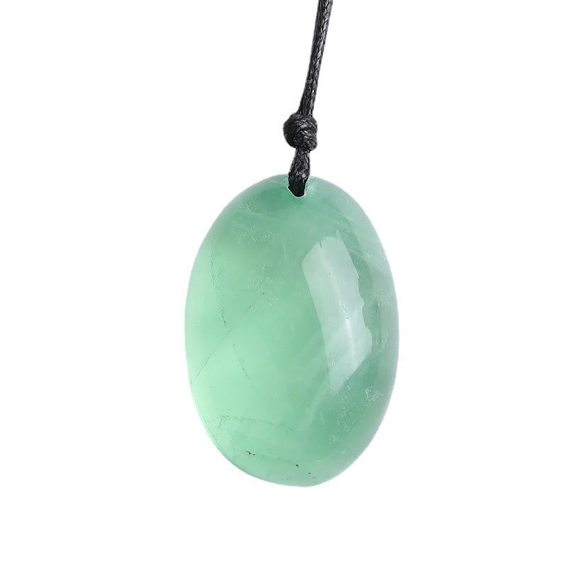 KarmaRipple's Green Fluorite Power Pendant Necklace p5