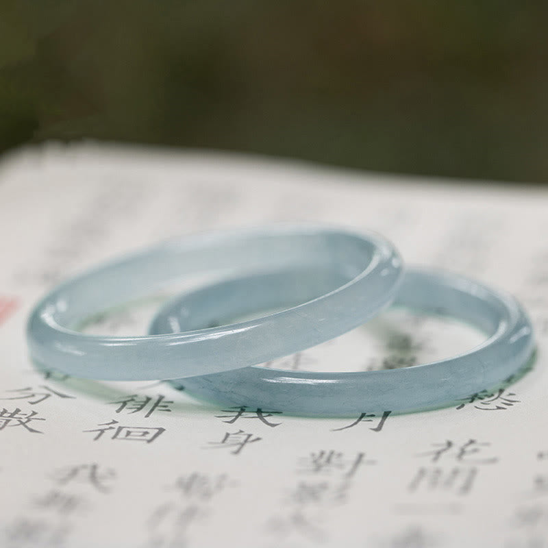 KarmaRipple's Authentic Aquamarine Serenity Bangle Bracelet p3