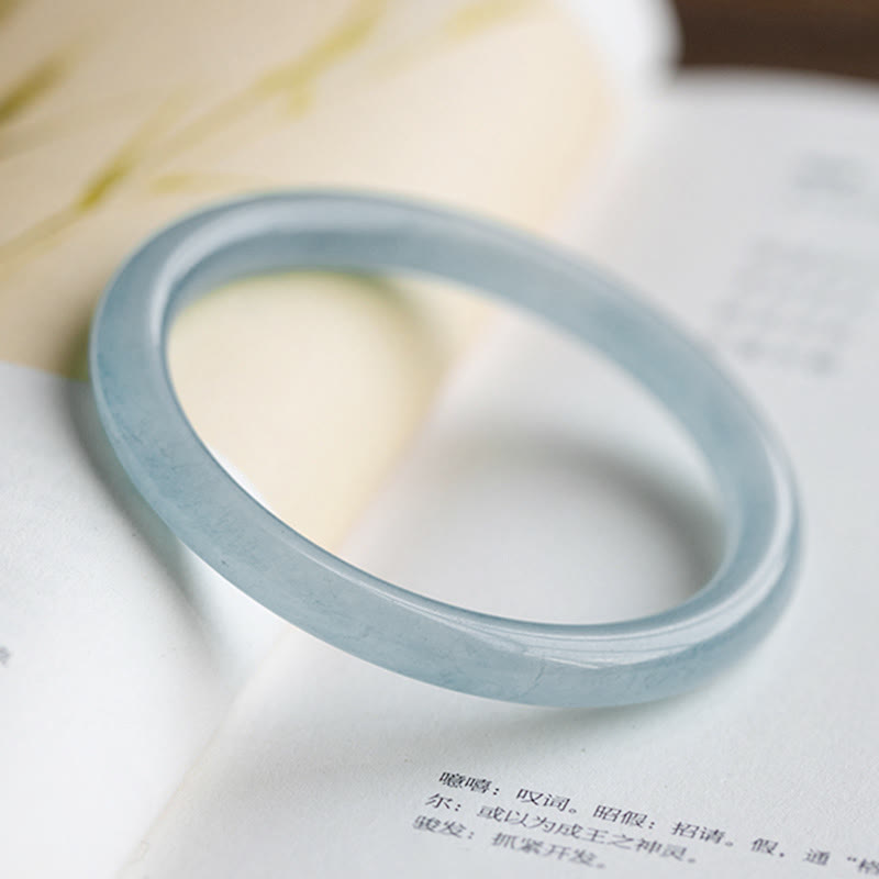 KarmaRipple's Authentic Aquamarine Serenity Bangle Bracelet p9