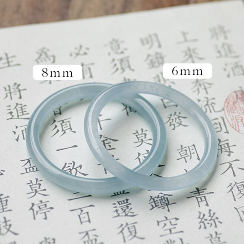 KarmaRipple's Authentic Aquamarine Serenity Bangle Bracelet p15