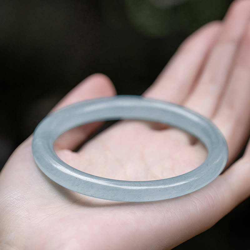 KarmaRipple's Authentic Aquamarine Serenity Bangle Bracelet p12