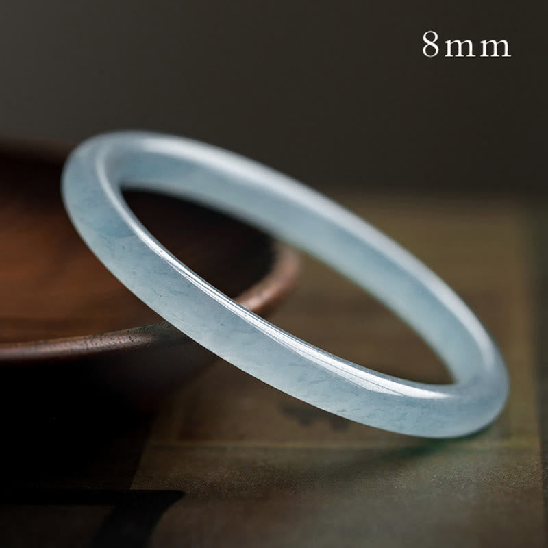 KarmaRipple's Authentic Aquamarine Serenity Bangle Bracelet p31