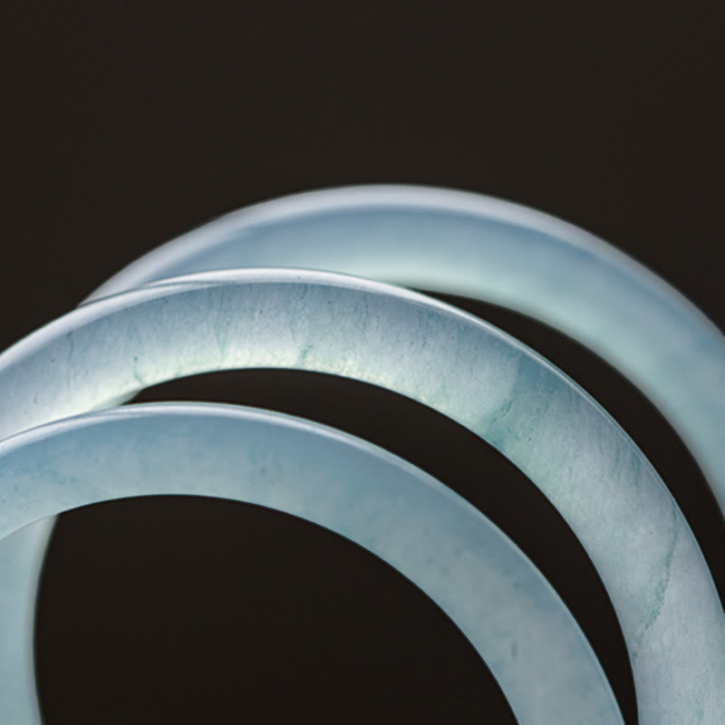 KarmaRipple's Authentic Aquamarine Serenity Bangle Bracelet p18