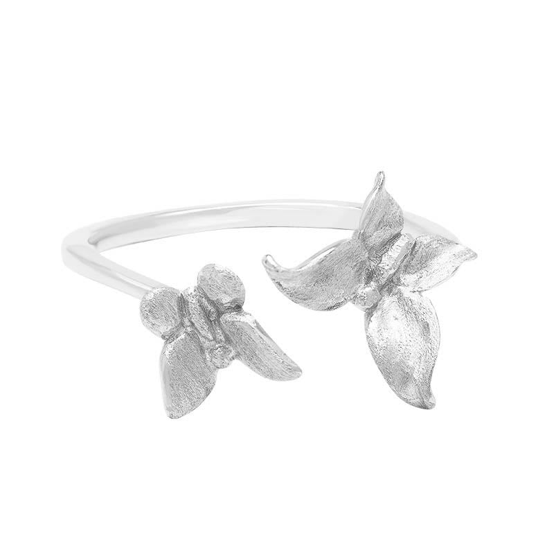 KarmaRipple's 925 Sterling Silver Butterfly Love Ring p11