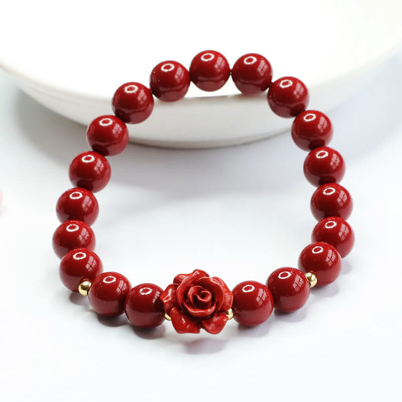 KarmaRipple's Cinnabar Rose Calm Bracelet p2