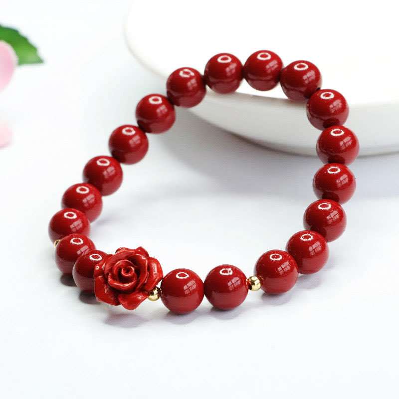 KarmaRipple's Cinnabar Rose Calm Bracelet p4