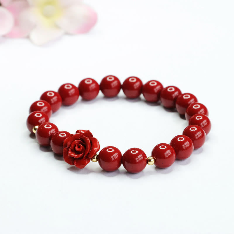 KarmaRipple's Cinnabar Rose Calm Bracelet p5