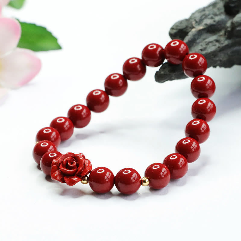 KarmaRipple's Cinnabar Rose Calm Bracelet p8
