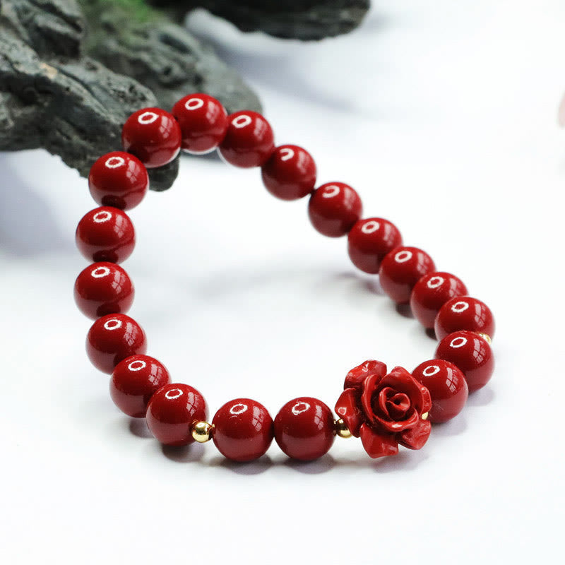KarmaRipple's Cinnabar Rose Calm Bracelet p7