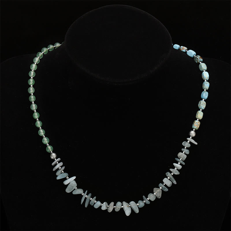 KarmaRipple's Green Emperor Stone Green Aventurine Happiness Triple Wrap Bracelet p11