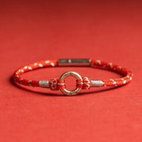 KarmaRipple's Red String 925 Sterling Silver Safe Fortune Bracelet