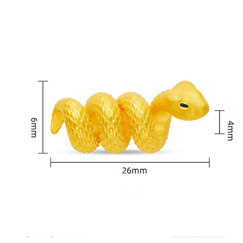 KarmaRipple's 999 Gold Snake Double Buckle Leather Cord Black Rope Year Of The Snake Protection Bracelet p3