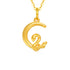 Gold Moon Snake(About 1g)+Alloy Chain-40cm