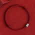 Dark Red Rope / Anklet(Circumference 18-30cm)