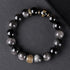 12mm Silver Sheen Obsidian(Wrist Circumference: 17-18cm)