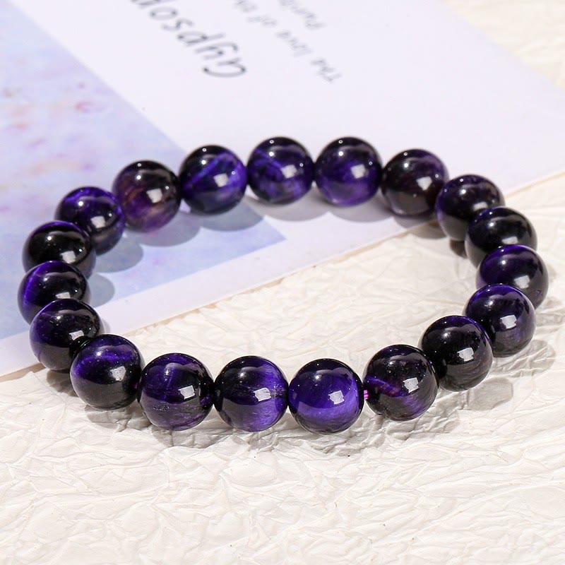KarmaRipple's Purple Tiger Eye Creativity Bracelet p4