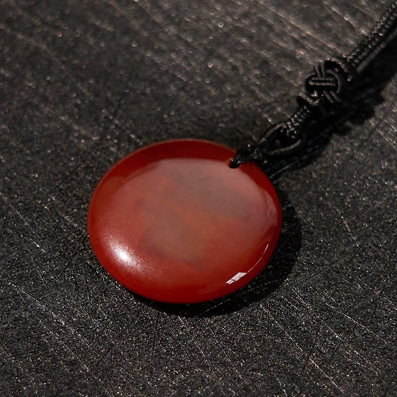 KarmaRipple's Vairocana Tathagata Sanskrit Mantra Various Gemstone Black Obsidian Green Aventurine Strength Pendant Necklace p25