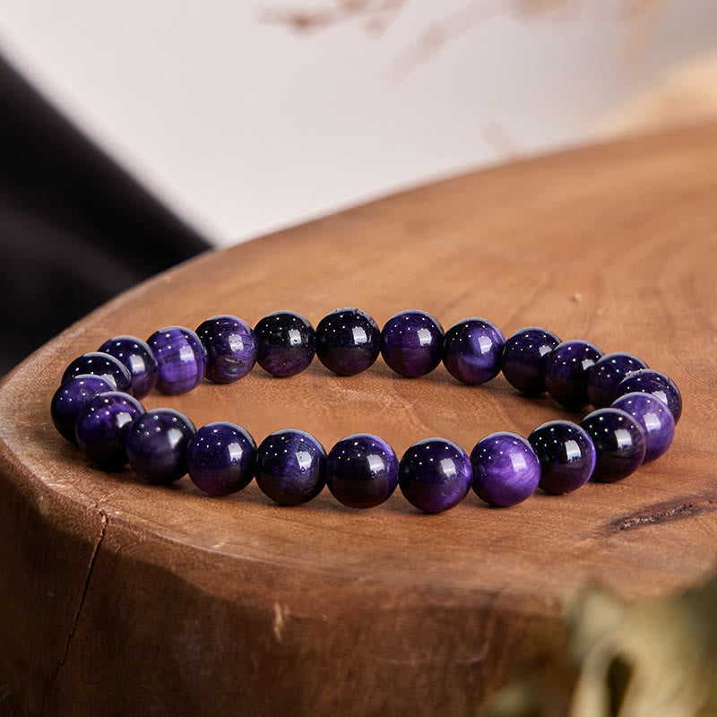 KarmaRipple's Purple Tiger Eye Creativity Bracelet p7
