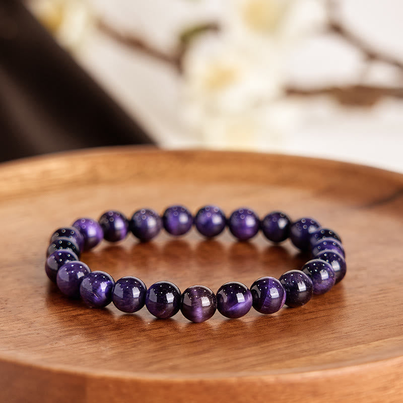 KarmaRipple's Purple Tiger Eye Creativity Bracelet p2