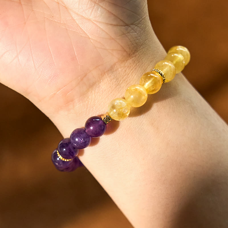 KarmaRipple's Citrine Amethyst Pleasure Bracelet p7