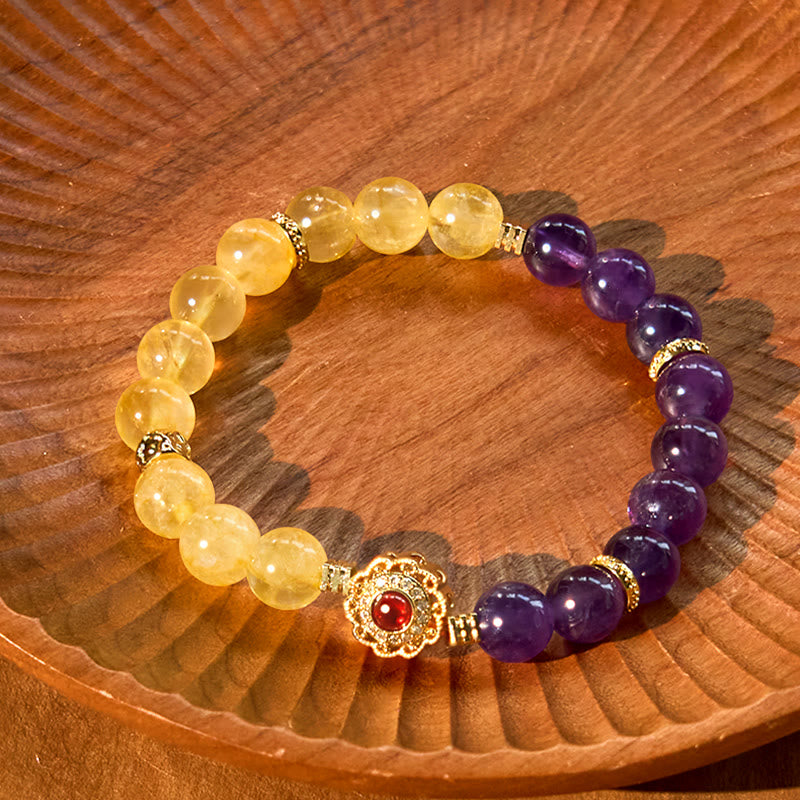 KarmaRipple's Citrine Amethyst Pleasure Bracelet p3