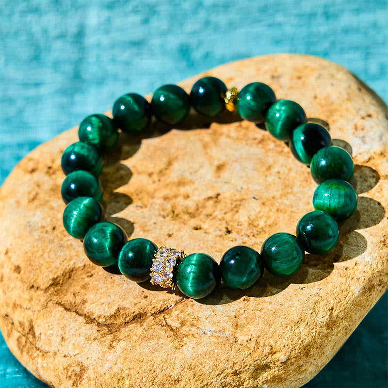 KarmaRipple's Green Tiger Eye Positive Bracelet p8