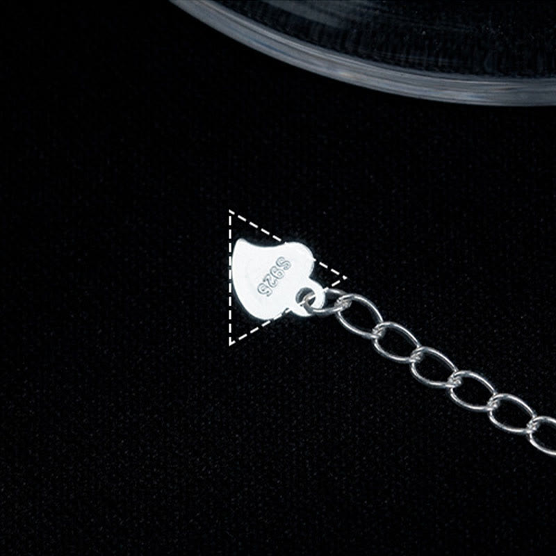 KarmaRipple's 925 Sterling Silver Pearl Beadwork Protection Anklet p9