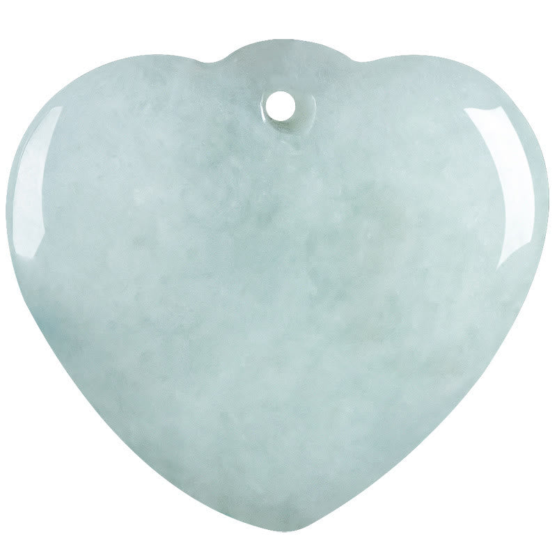 KarmaRipple's Jade Heart Prosperity Pendant Necklace p10