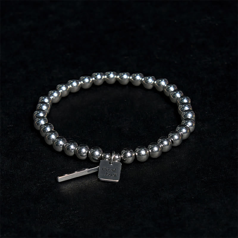 KarmaRipple's Titanium Steel Good Fortune Balance Bracelet p17