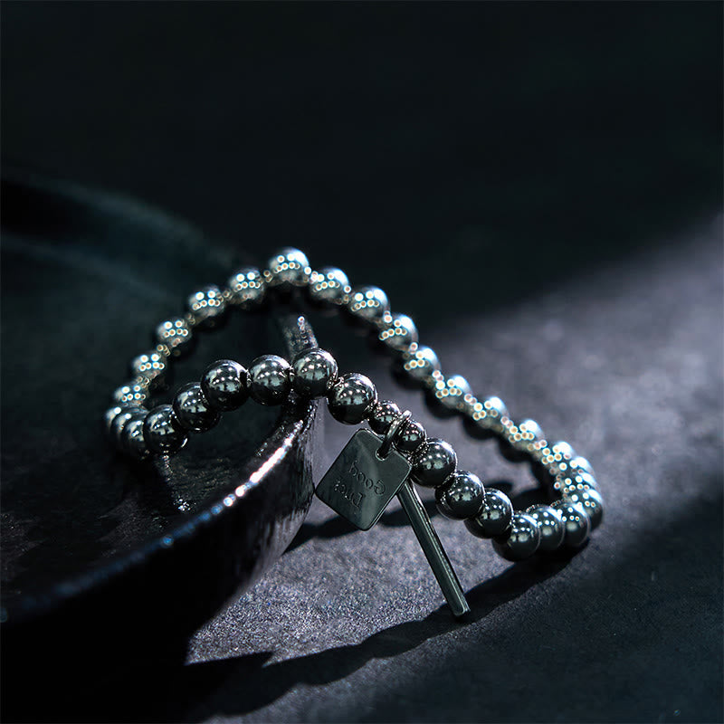 KarmaRipple's Titanium Steel Good Fortune Balance Bracelet p3