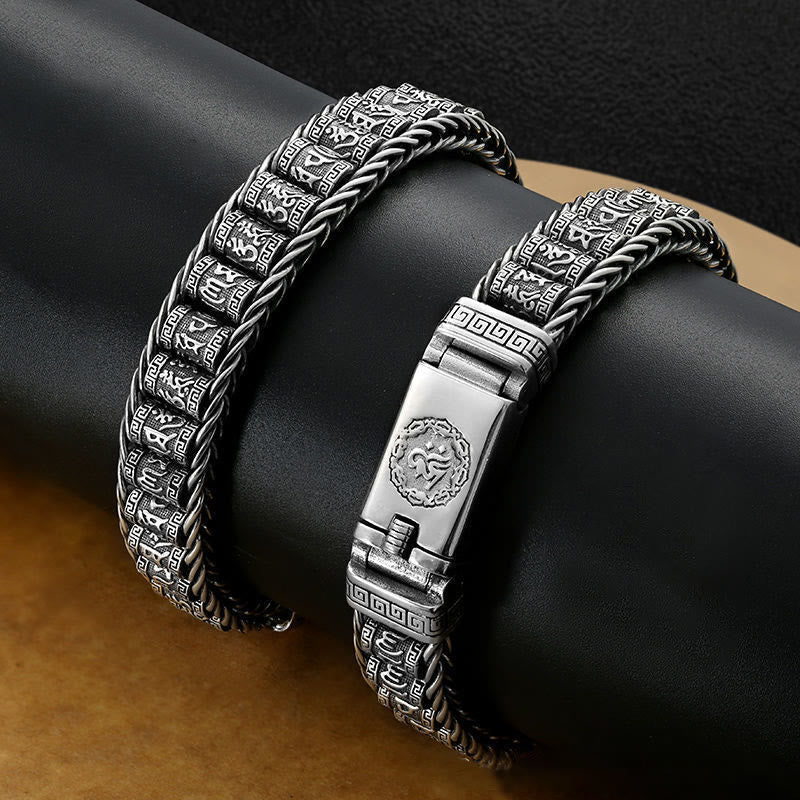 KarmaRipple's Tibetan Bronze Buckle Om Mani Padme Hum Peace Metal Bracelet p10