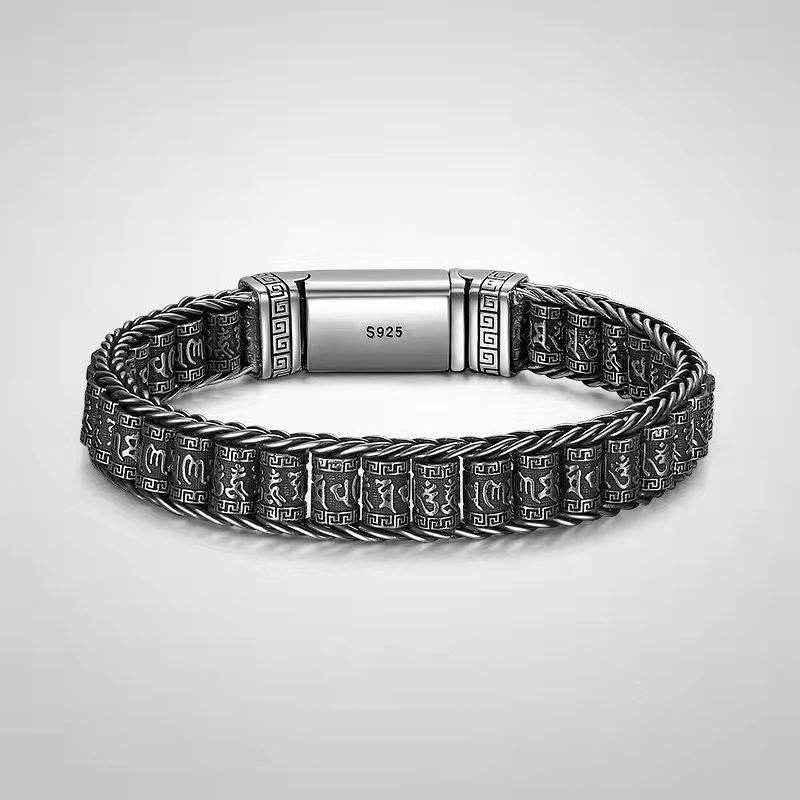 KarmaRipple's Tibetan Bronze Buckle Om Mani Padme Hum Peace Metal Bracelet p14