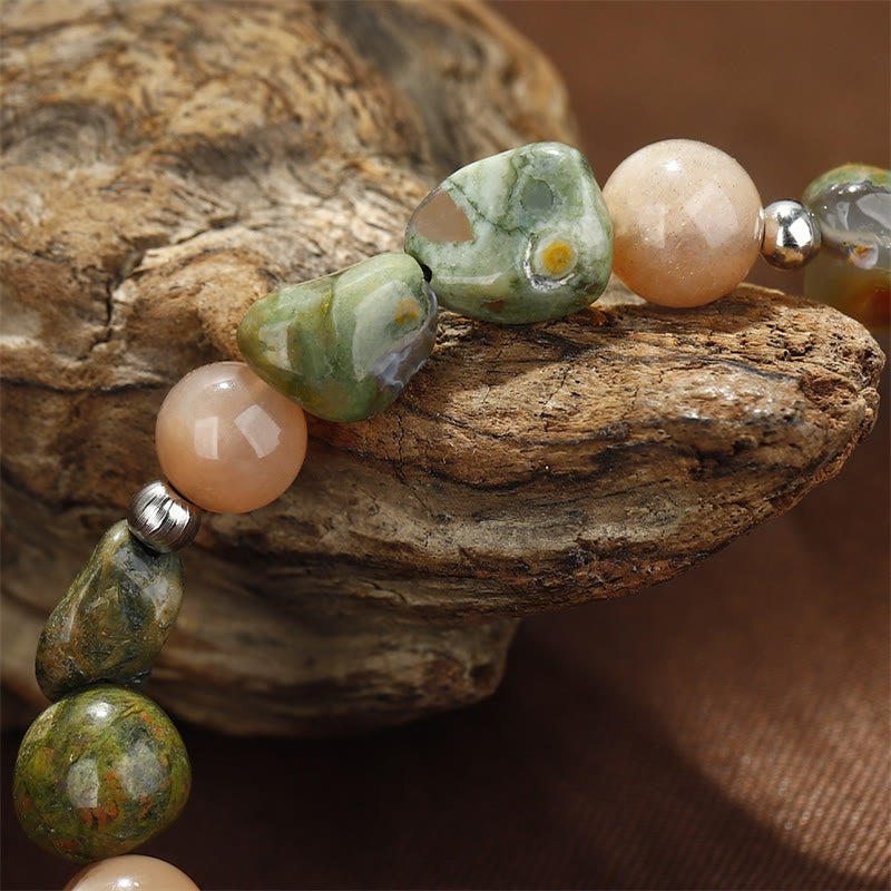 KarmaRipple's You Are Amazing Rhyolite Sun Stone'sitive Bracelet p10